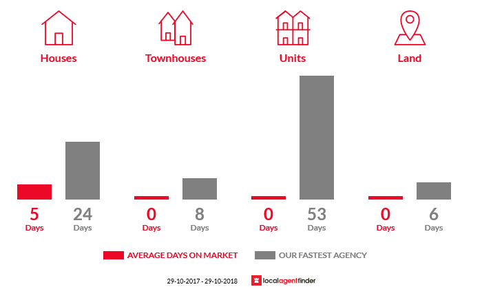 Average time to sell property in Back Forest, NSW 2535