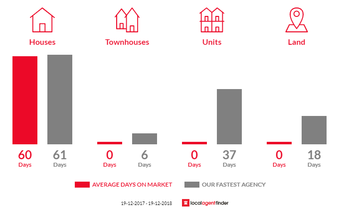 Average time to sell property in Mountain View, NSW 2460
